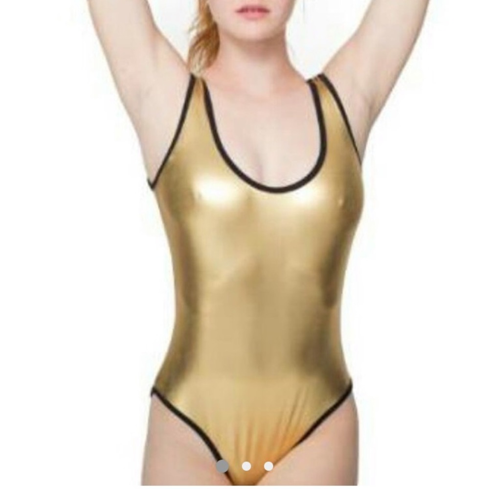 Metallic Gold body suit